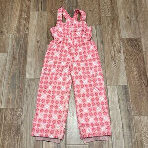 Fera Girls Flower Snow Bib